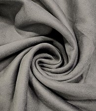 Замша на трикотаже графит