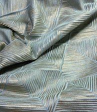 Жаккард геометрия гр.голубой\золото