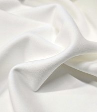 Замша на трикотаже белая